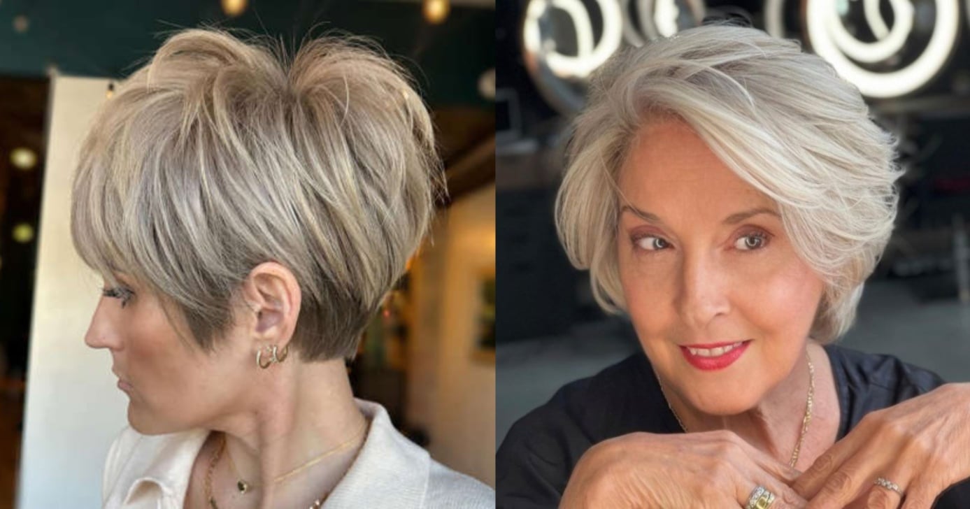 cortes de cabelo curtos que rejuvenescem