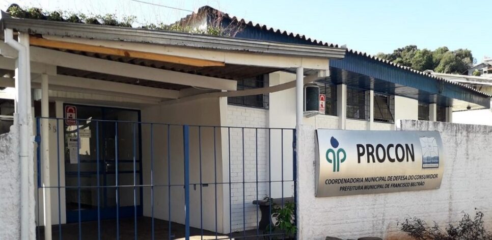 Procon de Francisco Beltrão (Foto Reprodução/RBJ)