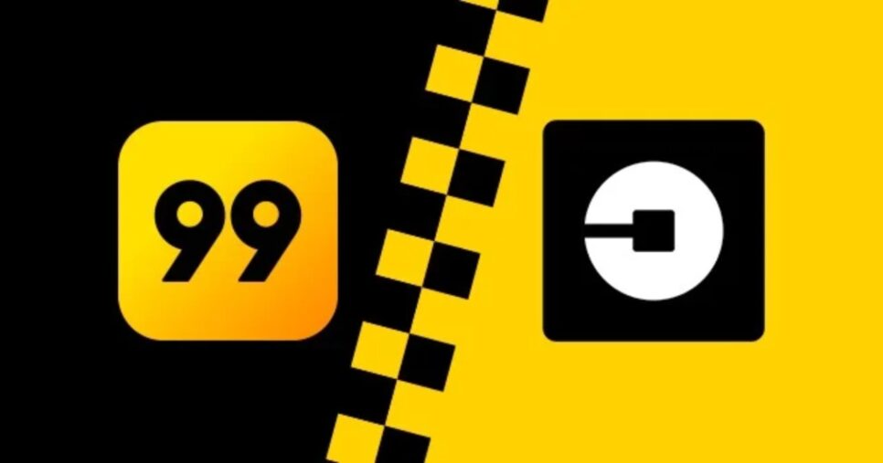 Nova lei da Uber e 99 em vigor em Cuiabá, MT, traz proibição a passageiros - (Montagem / TV FOCO)