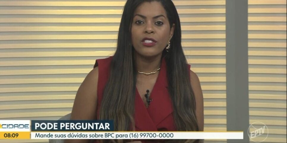 Aline Oliveira no Bom Dia Cidade (Foto: Reprodução / EPTV, afiliada da TV Globo)