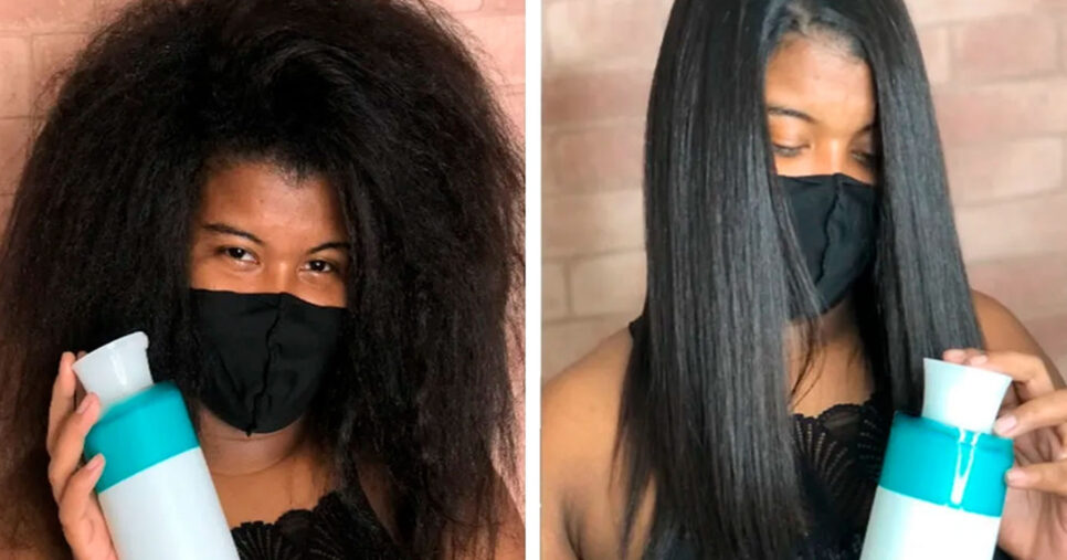 Antes e depois da Protein Smoothing Let Me Be (Foto: Reprodução)