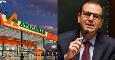 Atacadão / Eduardo Paes - Montagem: TVFOCO
