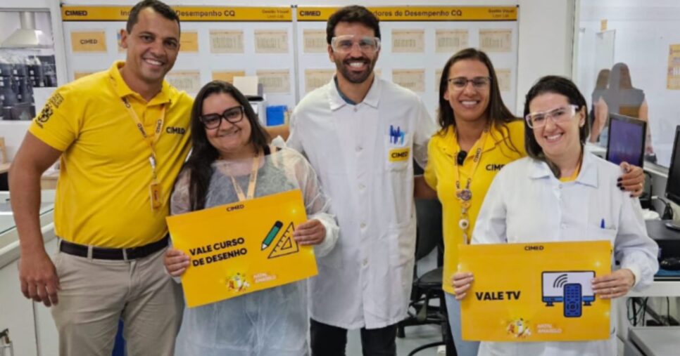 Cimed realiza sonhos de funcionários no Natal (Foto Reprodução/Live Marketing)