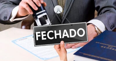 Cartório - Fechado (Foto: Reprodução)