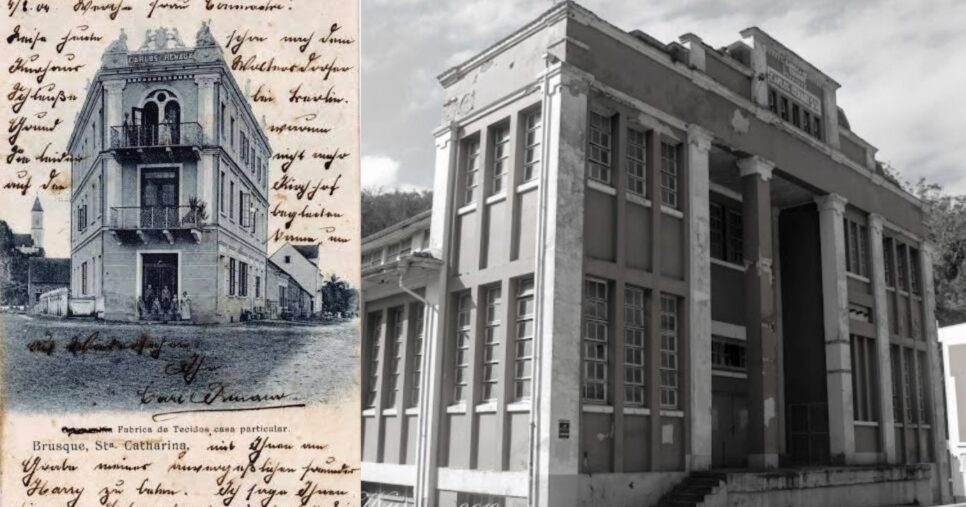 Casa Carlos Renaux (Foto Reprodução/Montagem/Blogg Angelina Wittmann)
