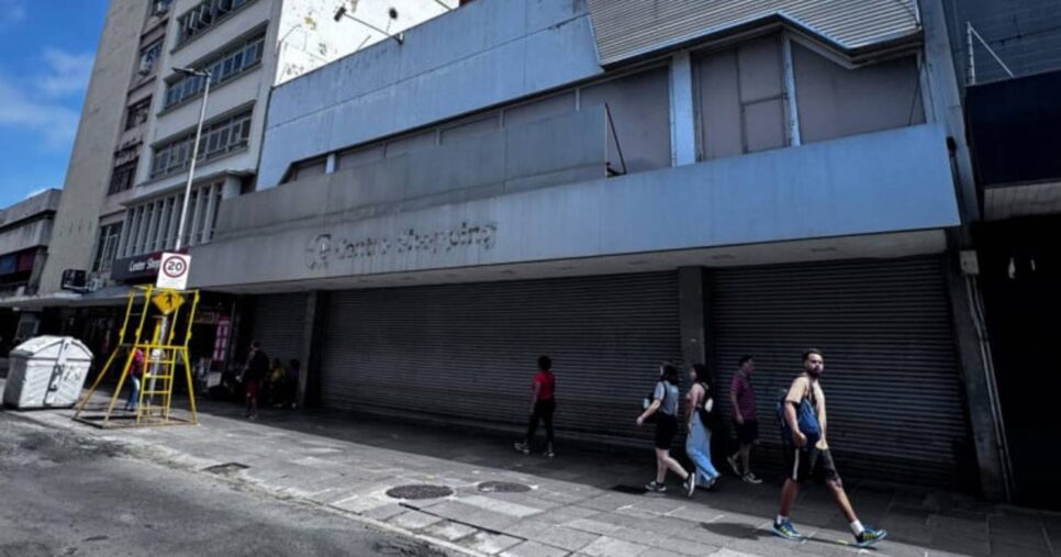 Centro Shopping foi fechado