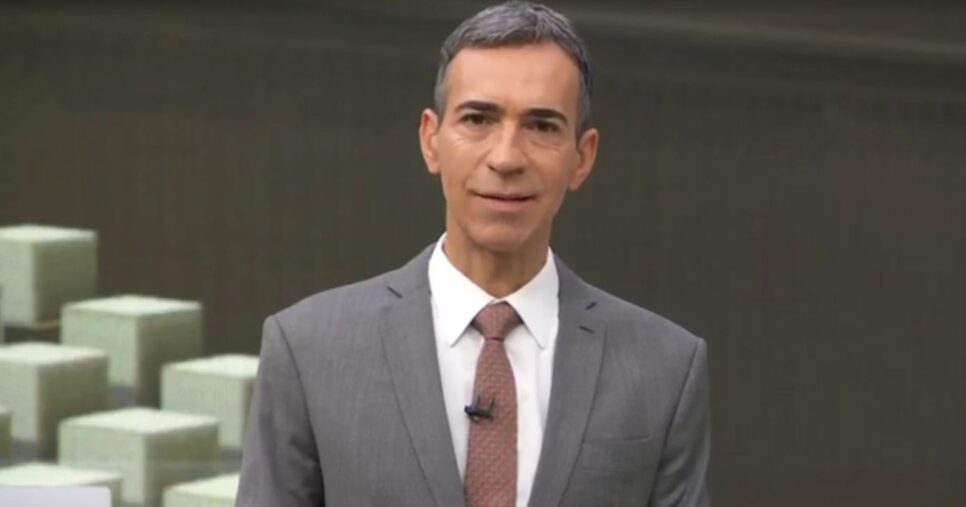 Audiência - César Tralli no Jornal Hoje (Foto: Reprodução / Globo)
