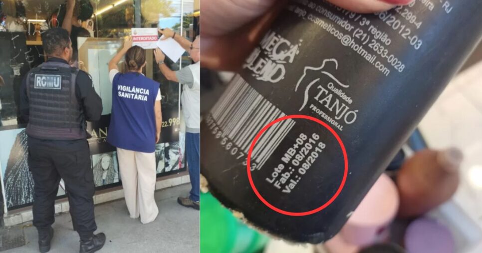 Vigilância Sanitária interditou estabelecimento após a detecção de produtos vencidos (Foto Reprodução/O DIA)
