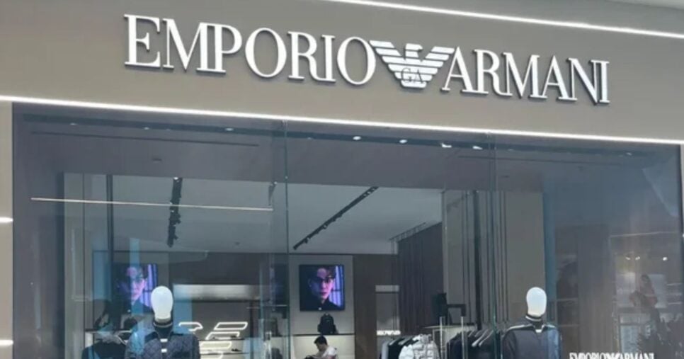 Empório Armani no Diamond Mall (Foto Reprodução/site oficial)