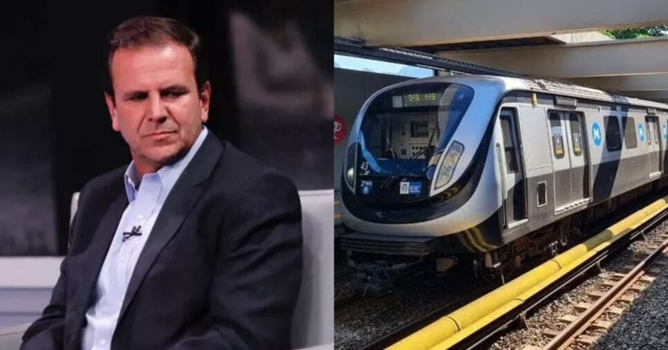 Eduardo Paes e Linha 2 do Metrô (Fotos: Reproduções / Marcos Serra Lima/G1/ MetrôRio)