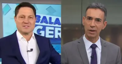 César Tralli deixa bancada do JH, substituto assume e afunda Passaia na lama: Audiências 16/4
