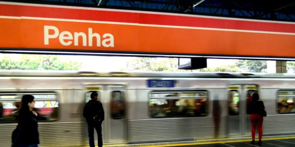 Estação Penha da Linha 3-Vermelha do metrô (Foto: Reprodução / Redes Sociais)