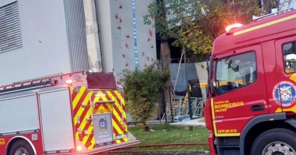 Faísca gerada por uma solda pode ter iniciado o incêndio - Foto Reprodução Internet