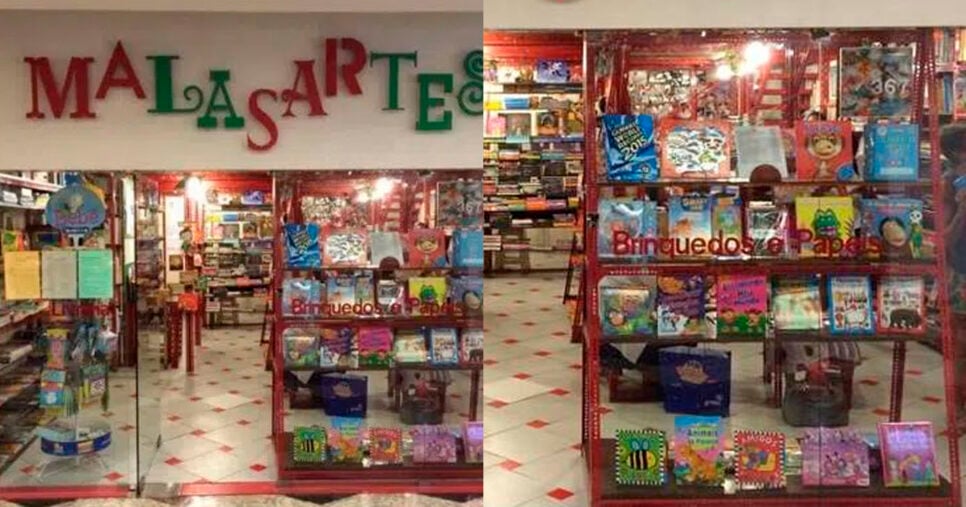 Fim da livraria Malasartes no Shopping da Gávea (Foto: Reprodução)