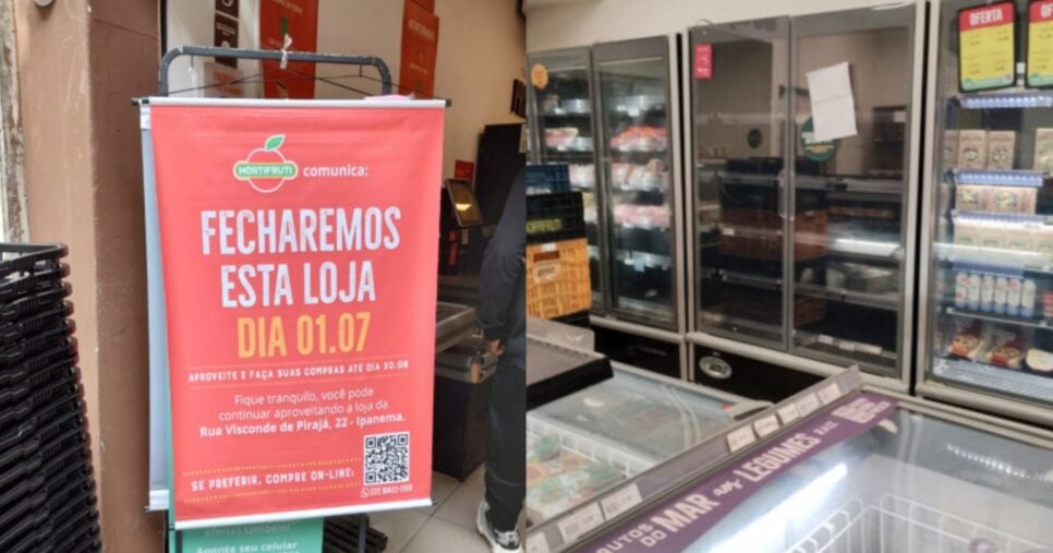Hortifruti fecha no RJ