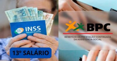 Atenção: Martelo batido pelo INSS traz veredito se idosos do BPC receberão o 13º salário em 2025 - Foto: Montagem