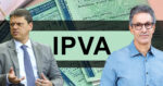 IPVA - Tarcísio em SP, e Zema em MG (Foto: Reprodução) 