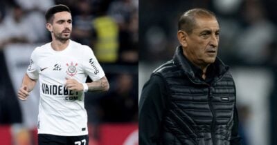 Igor Coronado e Ramón Díaz no Corinthians - Foto Reprodução Internet