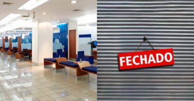 Ilustração agência bancária fechada em Recife (Fotos: Canva)