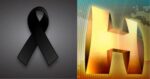 Imagem de luto / Logo do Jornal Hoje - Montagem: TVFOCO