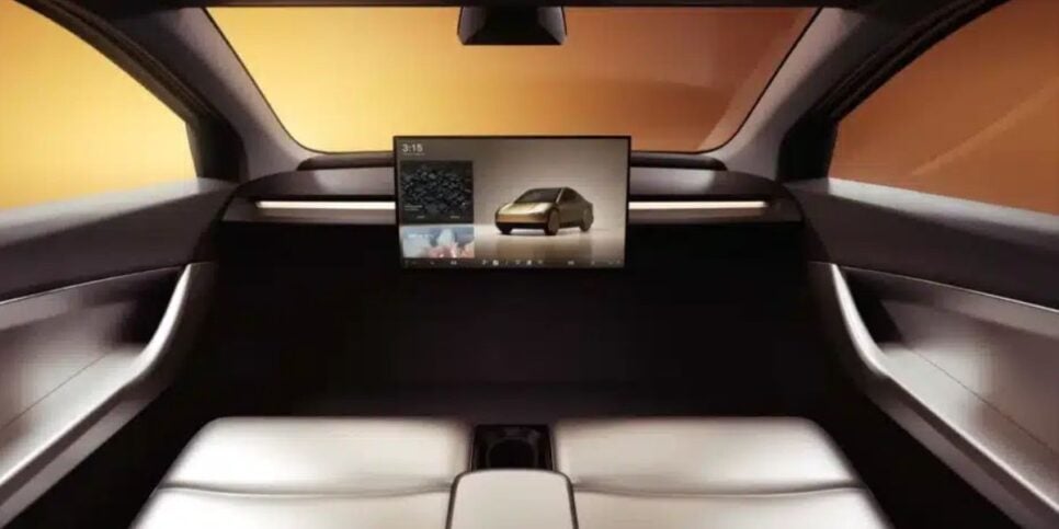Interior do Cybercab (Foto: Reprodução / Tesla)