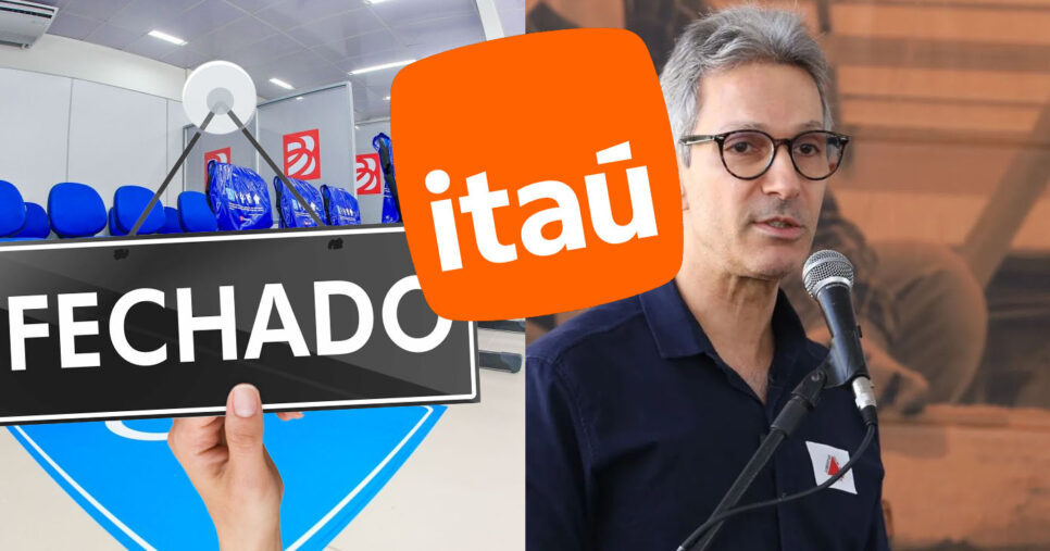 Itaú - Agências fechadas - Zema (Foto: Reprodução)