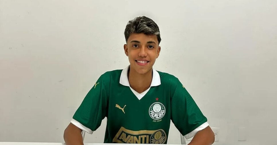 João Lemos é o novo contratado do Palmeiras (Foto: Divulgação)