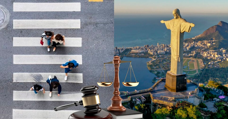 Lei - Rio de Janeiro - Pedestres - Faixa (Foto: Reprodução)