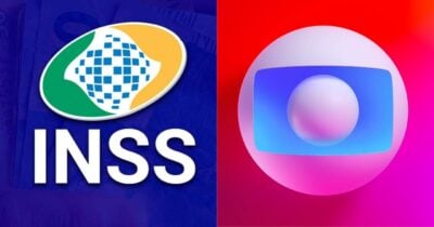 Logo do INSS e da Globo (Fotos: Reproduções / Internet / GloboPlay)
