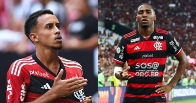 Bap autoriza adeus de Lorran e +1 joia de R$ 30M no Flamengo - Foto: Montagem