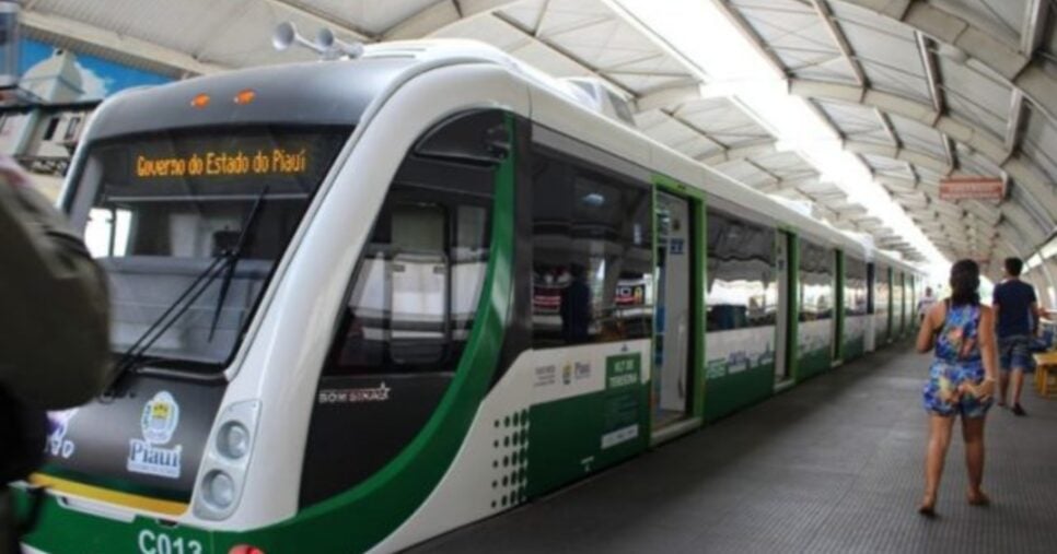 Metrô em Teresina, PI (Foto: Reprodução/ Internet)
