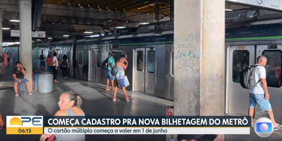 Metrô do Recife (Foto: Reprodução / Globo)