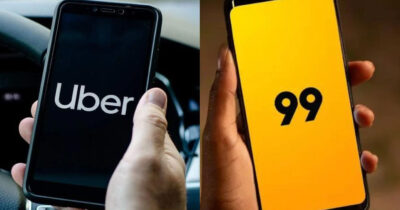 Passagem na Uber e 99 (Foto: Reprodução)