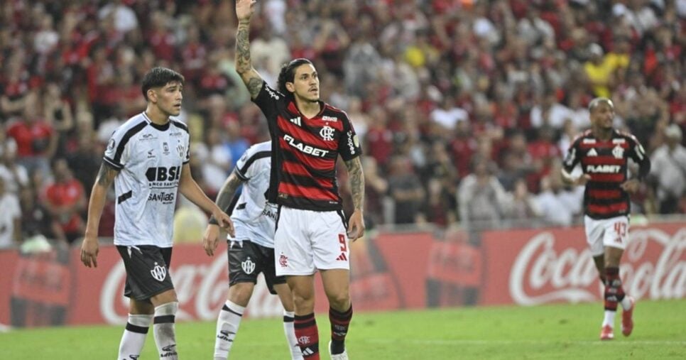 Pedro em reestreia no Flamengo