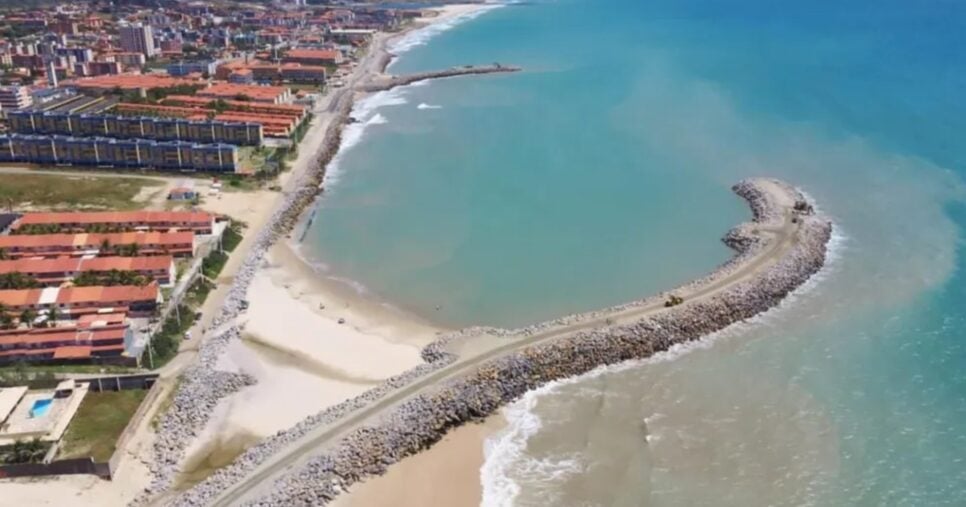 Praia do Icaraí, em Caucaia (Foto: Reprodução/ Internet) 