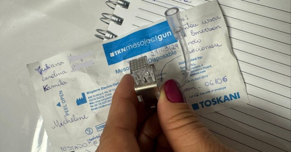 Produto para microagulhamento era reutilizado em diversos pacientes (Foto: Anvisa)