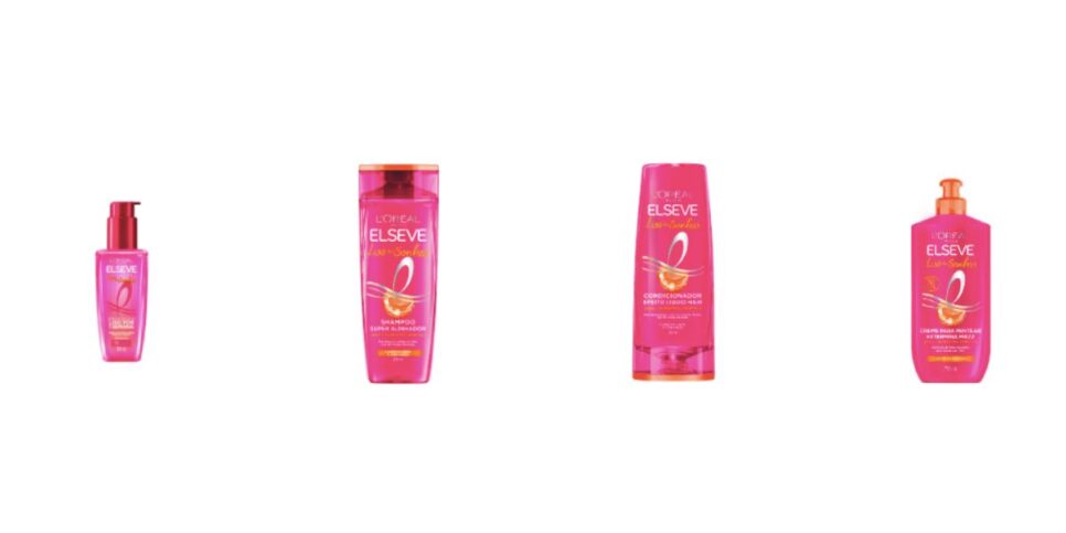Produtos linha Liso dos Sonhos (Foto: Reprodução / site oficial da L'Óreal Paris)