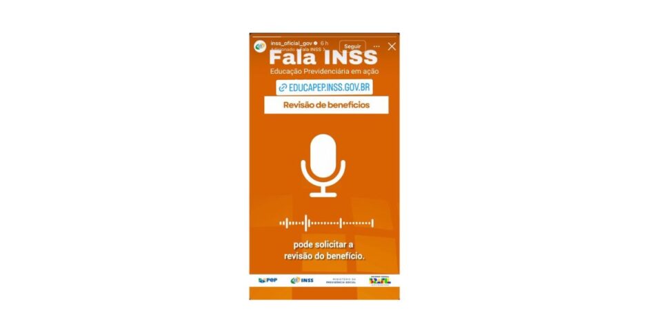 Programa de Educação Previdenciária (Foto: Reprodução / Instagram)