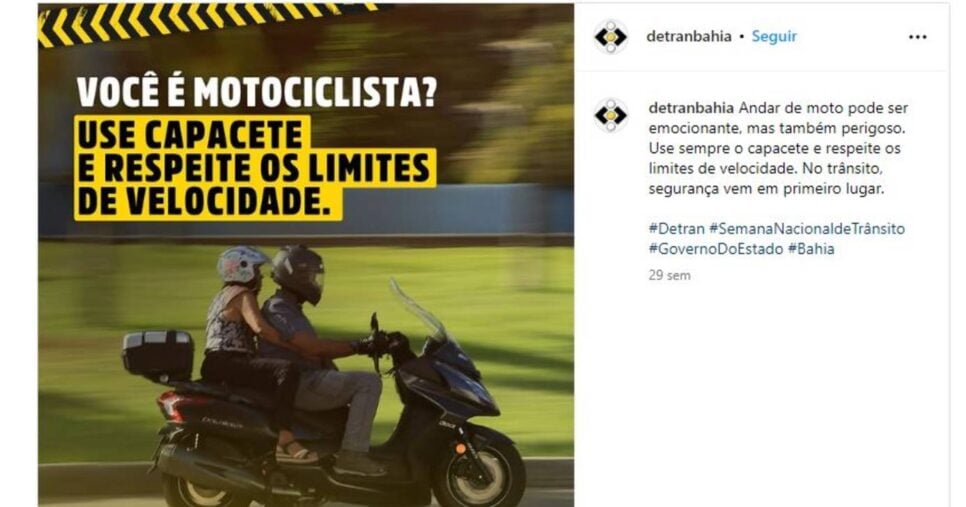 Publicação do Detran Bahia