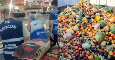 Pão, frutas e+ no lixo: 3 supermercados populares do RJ tem descoberta alarmante de risco à saúde em 2025