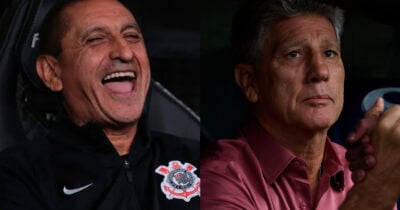 Renato Gaúcho, Fluminense - Ramón Diaz , Corinthians (Foto: Reprodução)