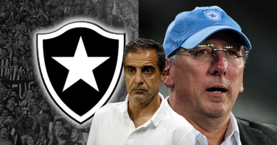 Renato Paiva e Textor com debandada de 3 craques no Botafogo - Foto Reprodução Internet