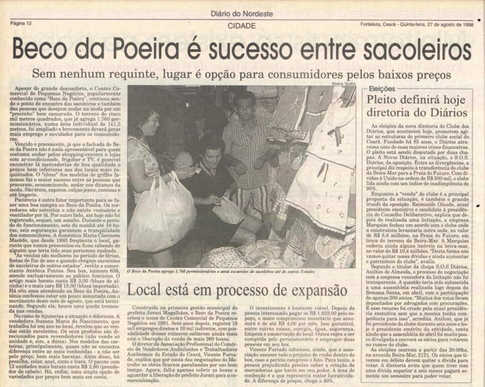Reportagem mostra relação dos fortalezenses com o Beco da Poeira