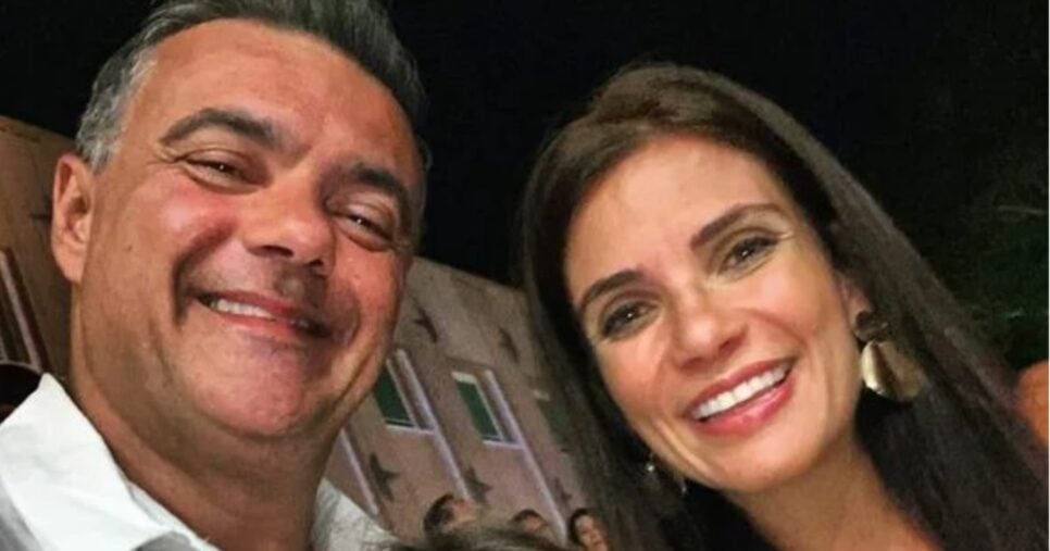 Sabina Simonato e o marido (Foto: Reprodução/ Internet)
