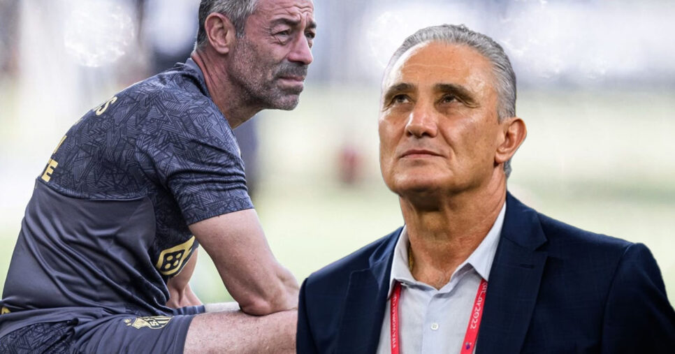 Santos - Tite e Caixinha (Foto: Reprodução)