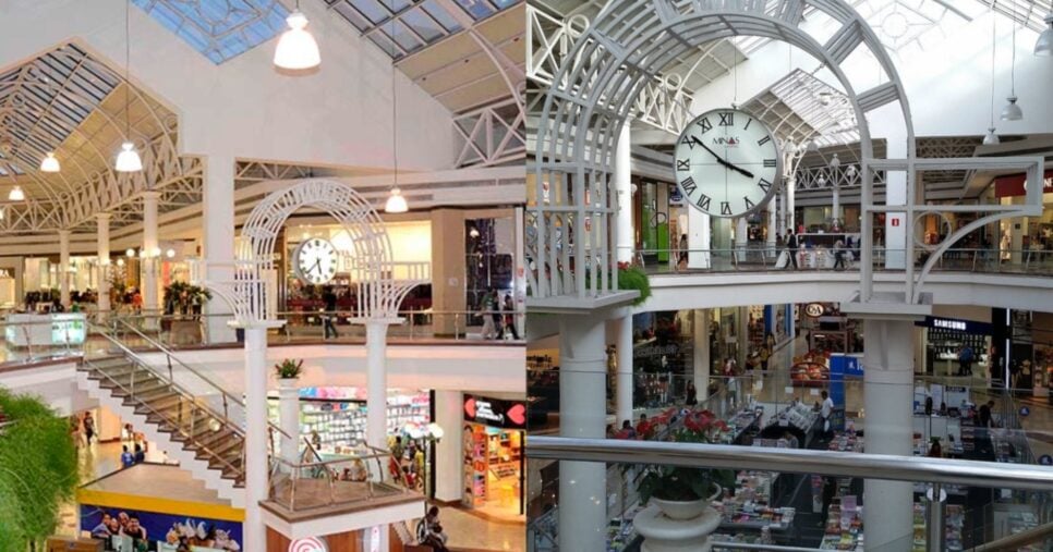 Interior do Minas Shopping - Foto: Montagem