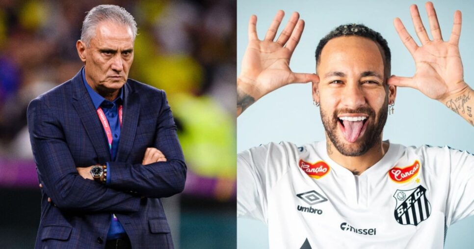 Tite na mira do Santos pra comandar Neymar (Foto: Reprodução/ Internet)