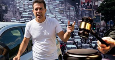 Trânsito caótico de BH ainda preocupa milhares de motoristas (Foto Reprodução/Montagem/Lennita/GMN)