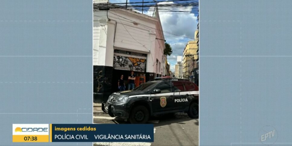 Vigilância Sanitária atua em mercado (Foto: Reprodução / Globo)