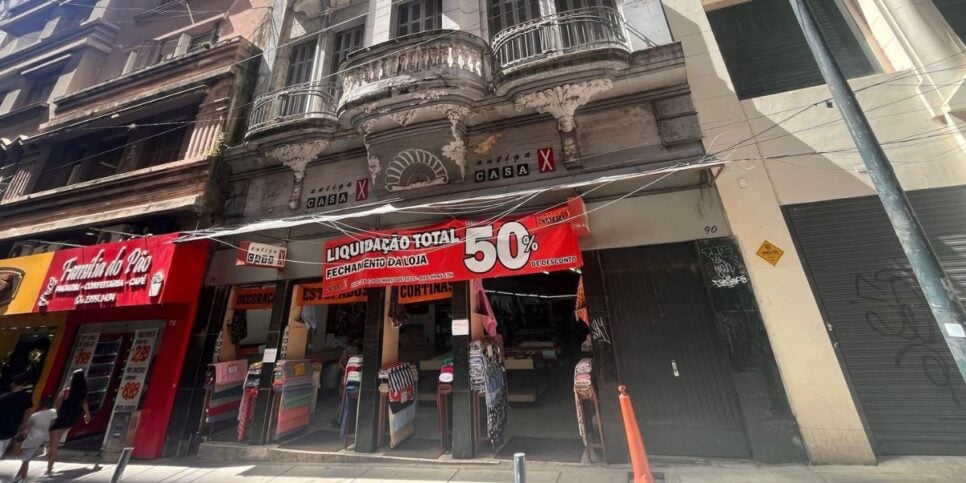 Antiga Casa X com liquidação de 50% (Reprodução: Internet)